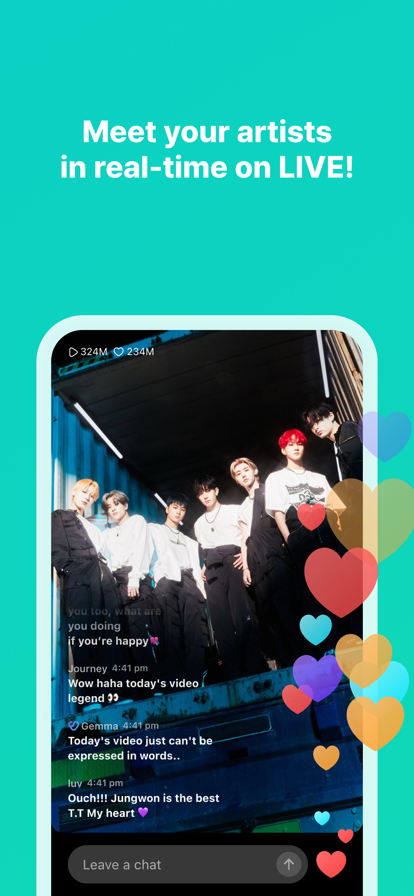 weverse���İ�ٷ����ؽ�ͼ
